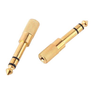 

Greensen 10PCS 65mm 14 inch Male to 35mm 18 inch Female Stereo Audio Plug Headphone Mic Jack Adapter