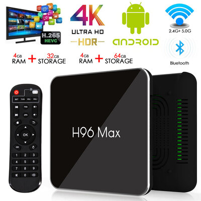 

Wonderful H96 MAX X2 Android 81 S905X2 Dual Band WiFi Network Player Set Top Box New