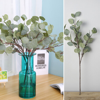 

1Pc Artificial Eucalyptus Greenery Wedding Decor Plant DIY Bridal Bouquet Wreath
