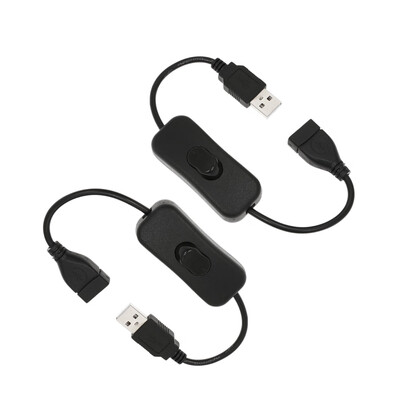 

2 Pcs USB Extension Cable Male to Female with OnOff Switch for LED Desk Lamp USB Fan LED Strips