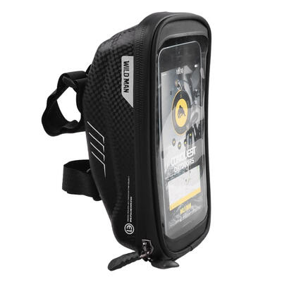 

Waterproof Bicycle Front Bag Top Tube Frame Handlebar Touch Screen Pouch
