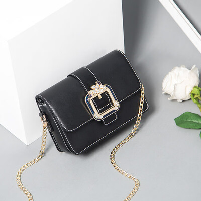 

Summer days ins single shoulder girls on the Korean version of the chain inclined bag students fashion