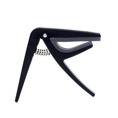 

Ukulele Guitar Single-Handed Quick Change Ukelele ABS Material Black Capo
