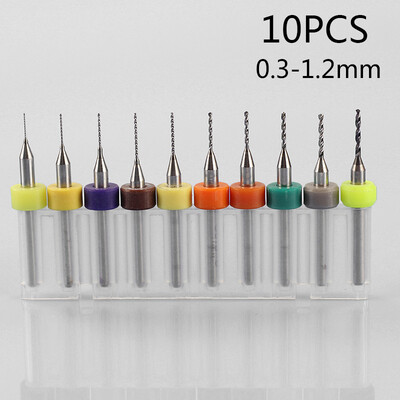 

03mm To 12mm PCB Print Circuit Board Steel Micro Drill Bits Tool CNC Parts 10x