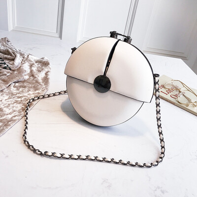 

Womens bag2019 new style Korean small fairy chain one-shoulder small round bag&small round bag