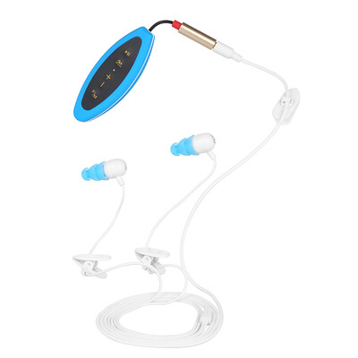 

CJX601 8GB MP3 Music Player IPX8 Waterproof with Headphones FM Radio Clip Design for Swimming Running Diving Black