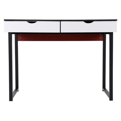 

Greensen Modern Computer Desk Laptop Desk with 2 Drawers Bedroom Office