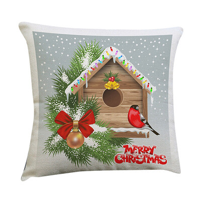 

Siaonvr Christmas Pillow Cover sentiment Pillowcases Embroidered