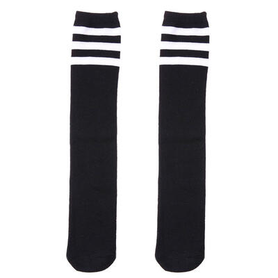 

Kids Knee High Socks Warm Cotton Football Stripes Children Stockings