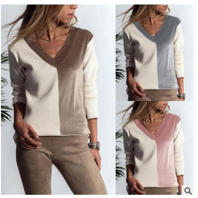 

Fashion Women Winter Long Sleeve Loose Blouse T-Shirt Pullover Jumper Tops Shirt