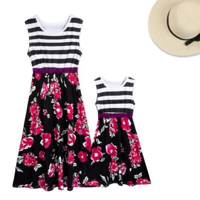

Mother&Daughter Boho Clothes Parent-child dress Family Matching Outfits Set