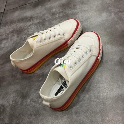 

Home ins Shoes Women Fashion Shoes Joker 2019 Summer New Canvas Shoes Women Korean Board Shoes Women
