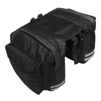

Mountain Bike Bicycle Double Side Rear Rack Tail Seat Trunk Bag Pannier Bag