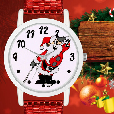 

Christmas Tree Snoman Deer Men And Women Students Watch Santa Claus New Hot Fashion Christmas Gift Quartz Watch Dropshipping &Ff