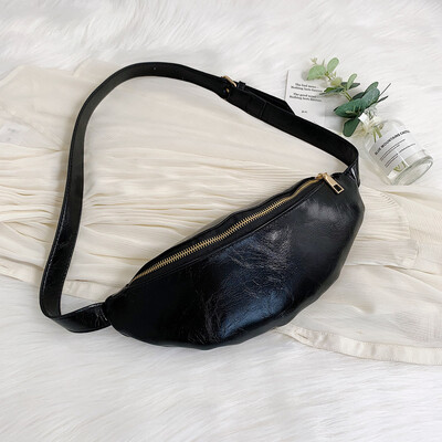 

Tailored Unisex Fashion Pure Color Zipper Leather Shoulder Bags Crossbody Bag Chest Bags