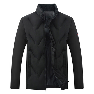 

Mens Winter Zipper Coat Overcoat Padded Long Jacket Warm Parka Outwear Outerwear