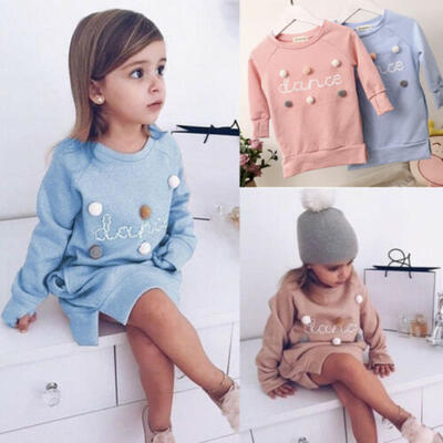 

Toddler Kids Girl Dress Children Clothing Cotton Warm Sweater Kids Sweater Dress