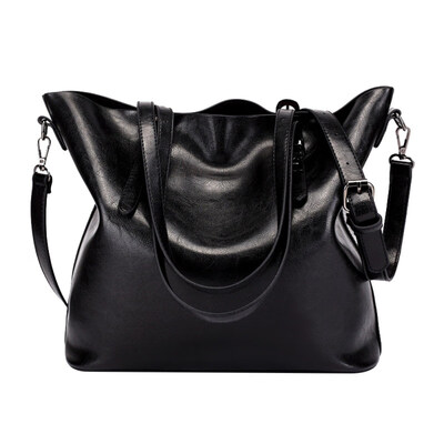 

Retro Women Solid Color Large Capacity Crossbody Shoulder Bag Tote Storage Pouch