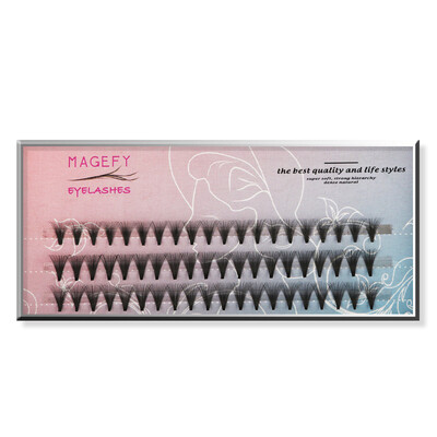 

〖Follure〗Individual False Eye Lashes Wave Mink 007 C Black Silk Eyelashes Extension