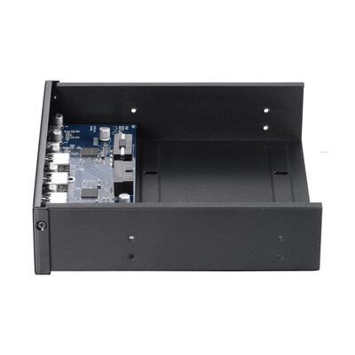 

525" Front Bay USB HUB 2-Port USB 31 & 4-Port USB 30 High Speed 5Gbps USB Hub Front Panel Computer Case Optical Drive Bay Conve