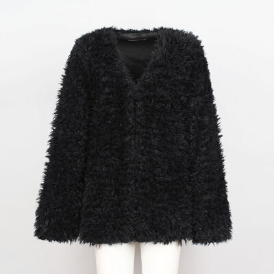 

Winter Thermal Faux Fur Coat Women Fashion Overcoat Ladies Casual Jacket Outwear
