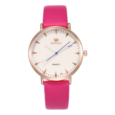 

Ladies Dropshipping Relogio Masculino 2018 New Fashion Watches Simple Letters Casual Leather Quartz Wristwatches Clock &Ff