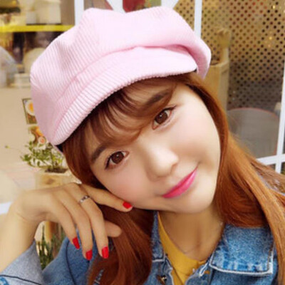 

Ladies Corduroy Beret Newsboy Baseball Cap Women Outdoor Travel Hat