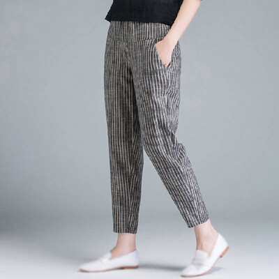 

2019 Womens Casual Loose Fitness High Waist Stretchy Skinny Slim Long Pants