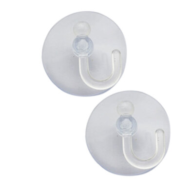 

10Pcs Bathroom Kitchen Wall Transparent Strong Suction Cup Hook Ring Hangers Vacuum Sucker Clear Sucker