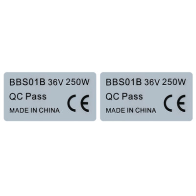

2pcsset Label Sticker For Electric Bike BAFANG BBS01B 36V 250W Mid Drive Motor