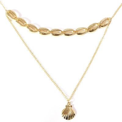 

Natural Cowrie Shell Necklace Choker for Women Girls Handmade Adjustable Rope Boho Hawaii Sea Beach Jewelry