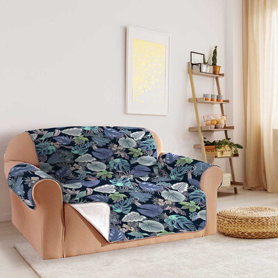 

Toponeto Anti-Slip Quilted Sofa Couch Cover Chair Pet Dog Kids Mat Furniture Protector