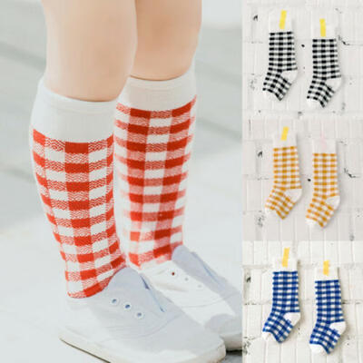 

Cute Girl Kids Knee High Socks Stocking Cotton Baby Toddler Leg Warm Leggings US