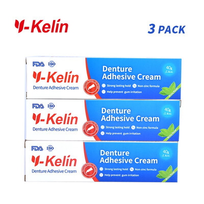 

Y-Kelin Denture Adhesive Cream Strong hold denture cream for full partial denture fixing adhesive denture bonding
