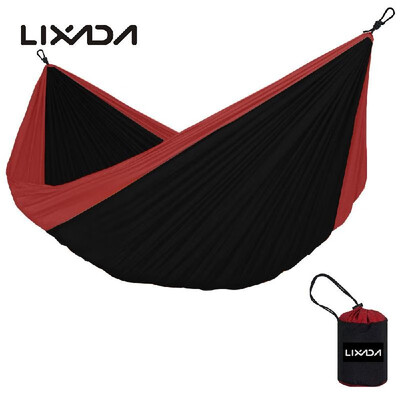 

Lixada Portable Durable Compact Nylon Fabric Traveling Camping Hammock for Two Persons