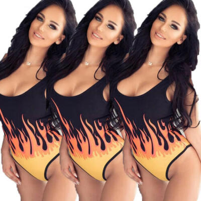 

Women Plus Size Monokini Swimwear Swimsuit Beach Swimming Costume Bikini Bathing
