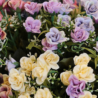 

Künstliche Rose Blume Rosenköpfe Kunstblumen Blumenstrauß Haus Hochzeit Deko