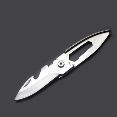 

EDC Multipurpose Mini Folding Knife With Keychain Wrench Bottle Opener Multifunctional Multi Tool For Outdoors