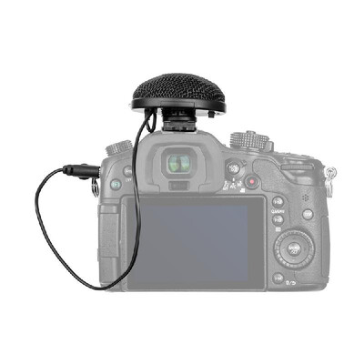 

BOYA BY-MM2 Mini Stereo Omnidirectional Conderser Microphone with Furry Windscreen for DSLR Camera Smartphone PC Tablet