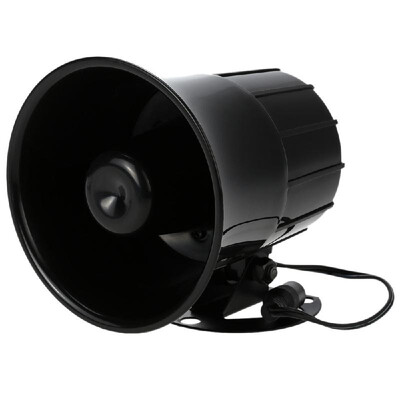 

New Modern Family Super Power Alarm Siren Horn Outdoor with Bracket for Home House Alarm System Security US Plug