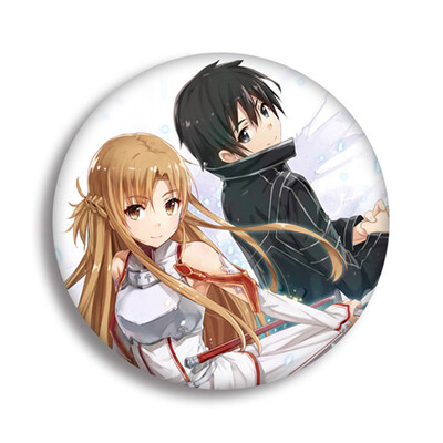 

Anime Sword Art Online Cartoon Brooch Pin Pins Badge Accessories For Clothes Backpack Decoration Best Gift for Anime Fans Gift
