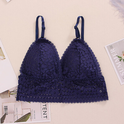 

〖Follure〗Women Sexy Bra Solid Vest Lace Seamless Breathable Push Up Top Underwear