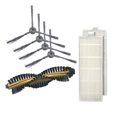 

〖Follure〗Side Brush&Filters Screen&Rolling Brush Replacement For Ilife A4 Robot Sweeper