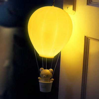

Novelty Dimming Hot Air Balloon Childrens Lamp With Remote Control USB Rechargeable Touch Switch LED Night Light