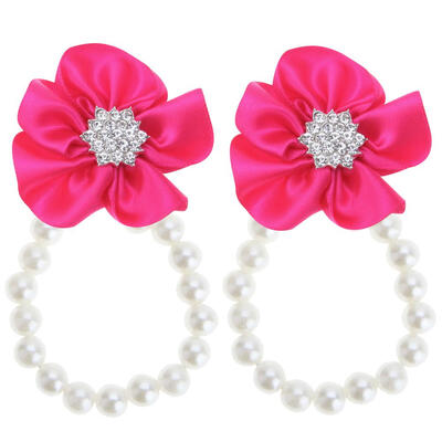 

Newborn Infant Shoes Mini Flower Foot Crib Foot Anklet Chain Accessories