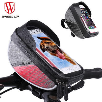 

Bicycle Bike Cycling Front Frame Tube Handlebar Bag Waterproof 60&39&39Mobile Phone