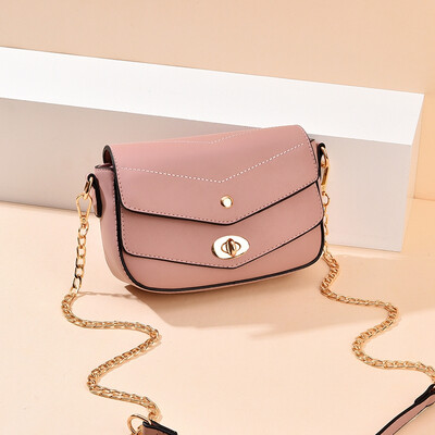 

Summer single shoulder lady fashion Korean version ins100 chain slanting bag fashion is simple