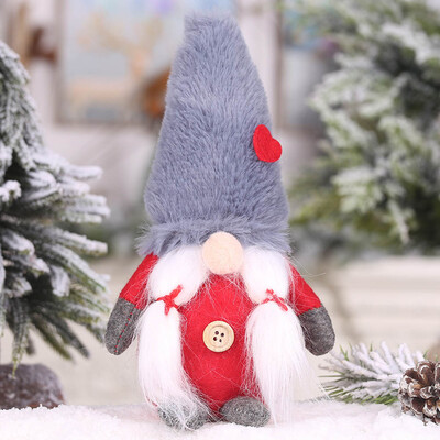 

Cute Christmas Santa Claus Plush Doll Elf Kids Christmas Ornaments Tree Decoration Gift