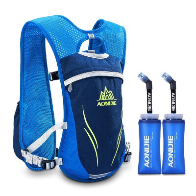 

AONIJIE Outdoor Hydration Pack Running Vest Pack Water Bladder Bag with Tow Extra BPA Free Soft Water Bottle for Sports Running Hi