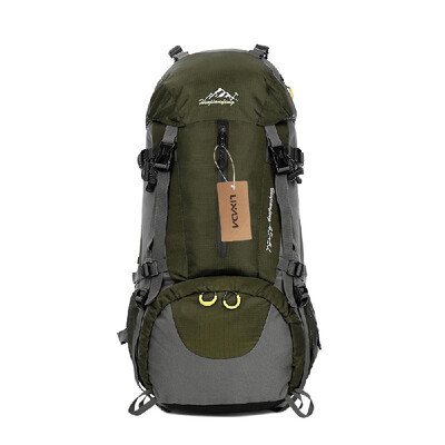 

Lixada 50L Waterproof Outdoor Sport Hiking Trekking Camping Travel Backpack Pack Mountaineering Climbing Knapsack with Rain Cover